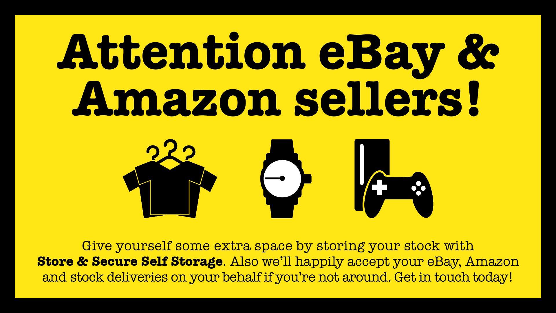 Self Storage for Amazon & eBay Sellers