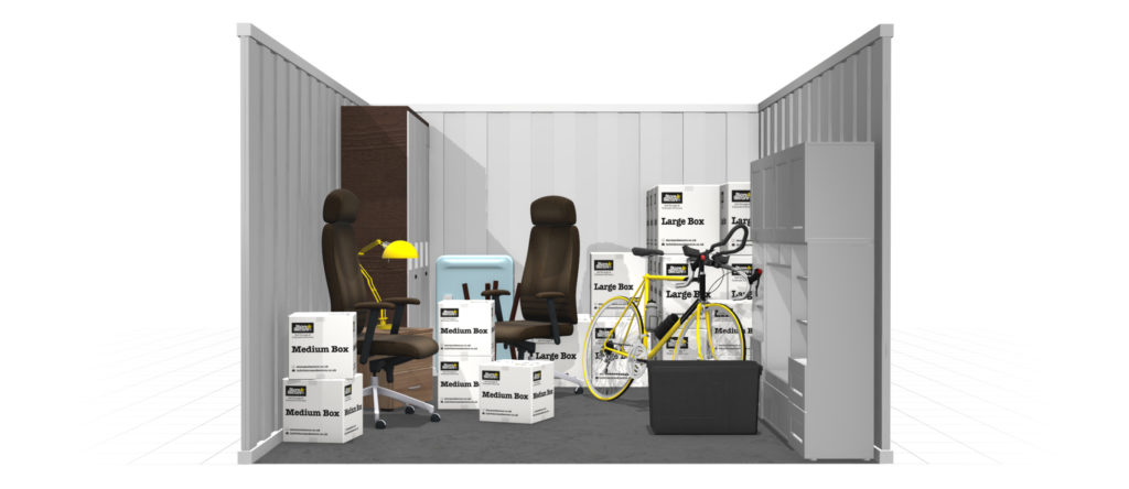 Half Full 125 sq ft Unit