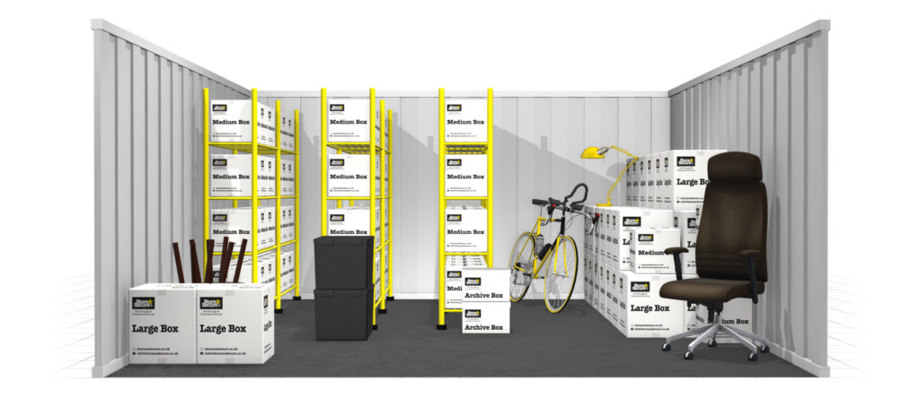 Half Full 200 sq ft Unit