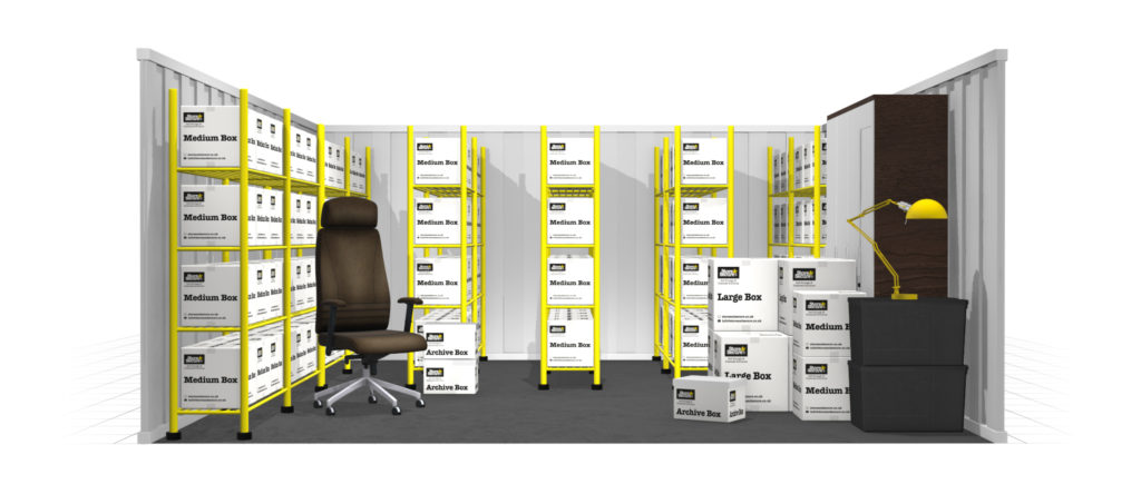 Half Full 250 sq ft Unit