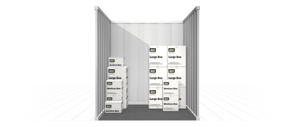 35 sq ft Unit with some boxes