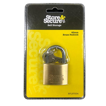 Store & Secure Brass Padlock